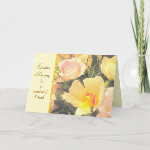 Cartes Pour Fêtes Annuelles bénédictions de Pâques à un ami merveilleux