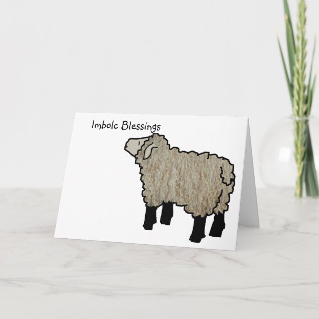 Cartes Pour Fêtes Annuelles Bénédictions d'Imbolc (Devant)