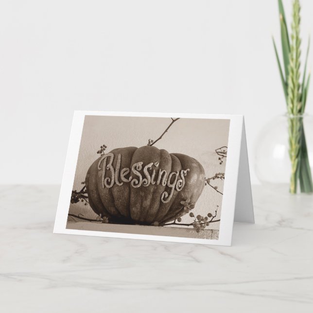 CARTES POUR FÊTES ANNUELLES BÉNÉFICIAIRES À THANKSGIVING ET CHAQUE JOUR (Devant)