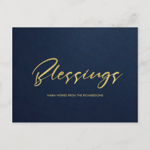 CARTES POUR FÊTES ANNUELLES BÉNÉFICIAIRES DE CALLIGRAPHIE MINIMALE FORMELLE MA
