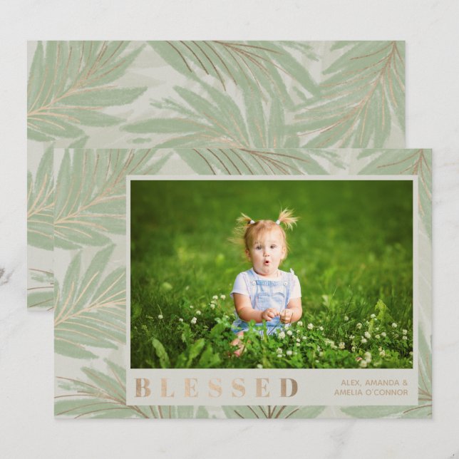 Cartes Pour Fêtes Annuelles BÉNÉFICIÉ photo de Noël (Devant / Derrière)