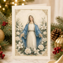 Bénie Mère Marie Fleur Catholique