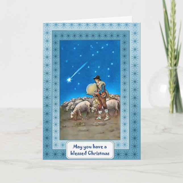 Cartes Pour Fêtes Annuelles Berger (Devant)