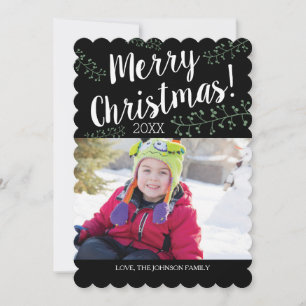 Cartes Pour Fêtes Annuelles Berries de Noël à saint Jacques