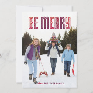 Cartes Pour Fêtes Annuelles Berry Be Merry Holiday Card