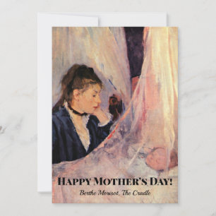 Cartes Pour Fêtes Annuelles Berthe Morisot, Le Berceau,