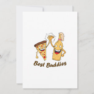 Cartes Pour Fêtes Annuelles Best Buddies Pizza et bière