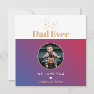 Cartes Pour Fêtes Annuelles Best dad ever