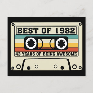 Cartes Pour Fêtes Annuelles Best of 1982 43 ans d'être génial