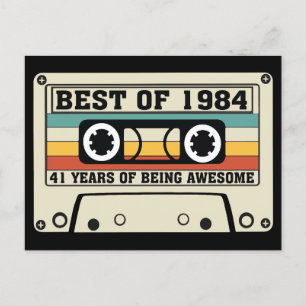 Cartes Pour Fêtes Annuelles Best of 1984 41 ans d'être génial