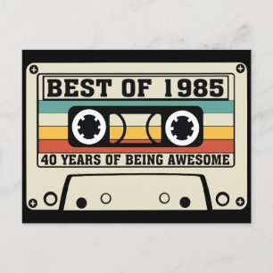 Cartes Pour Fêtes Annuelles Best of 1985 40 ans d'être génial