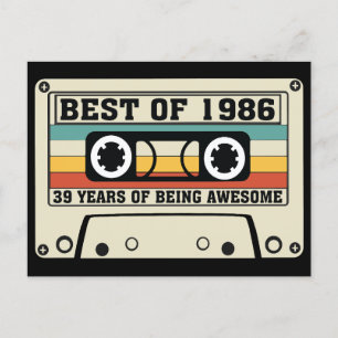 Cartes Pour Fêtes Annuelles Best of 1986 39 ans d'être génial
