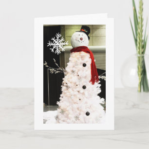 CARTES POUR FÊTES ANNUELLES BEST SNOWMAN FOR FRIENDS ACROSS MILES CHRISTMAS