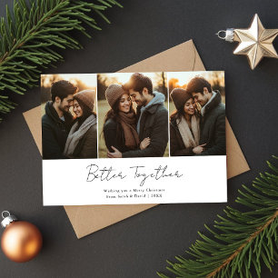 Cartes Pour Fêtes Annuelles Better Together Christmas Fun Cute Photo Rouge
