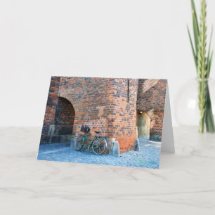 Cartes Pour Fêtes Annuelles Bicyclette, Église Saint-Nicolas, Copenhague, Dane