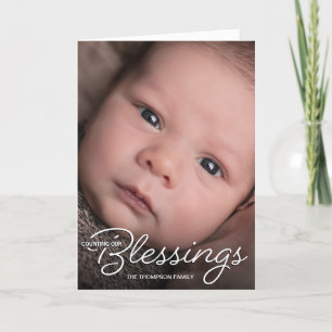 Cartes Pour Fêtes Annuelles Biens de Noël personnalisés présentant la photo de