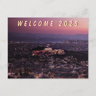CARTES POUR FÊTES ANNUELLES BIENVENUE 2025