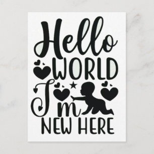 Cartes Pour Fêtes Annuelles Bienvenue à votre nouveau bébé 2026