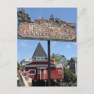 Cartes Pour Fêtes Annuelles Bienvenue au panneau Kennebunkport