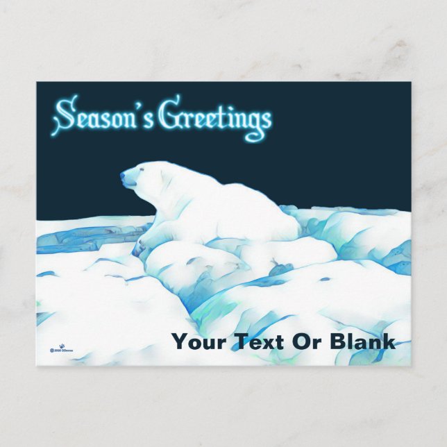 Cartes Pour Fêtes Annuelles Bienvenue l'hiver - Salutations de la saison (Devant)