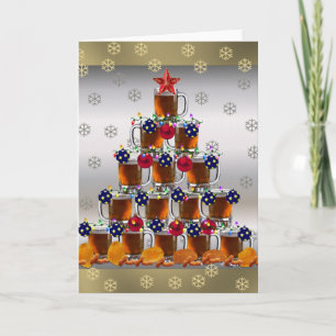 Cartes Pour Fêtes Annuelles Bière et chips