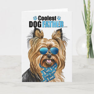 Cartes Pour Fêtes Annuelles Biewer Terrier Chien Coolest Papa Jamais Fête des
