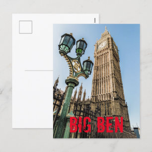 Cartes Pour Fêtes Annuelles Big Ben à Westminster Londres cadeau