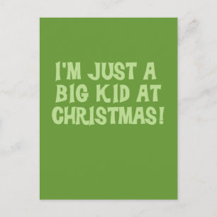 Cartes Pour Fêtes Annuelles Big Kid à Noël Tshirts et cadeaux