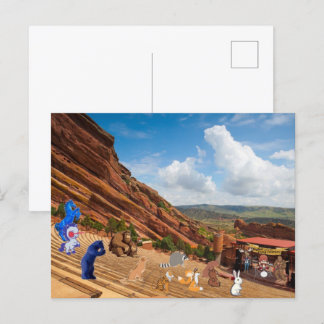 Cartes Pour Fêtes Annuelles Bigfoot de Red Rocks