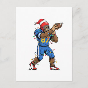 Cartes Pour Fêtes Annuelles Bigfoot Sasquatch Football Noël 2026 Vacances