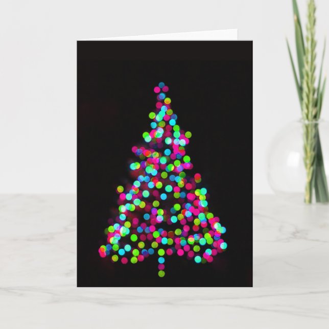 Cartes Pour Fêtes Annuelles Bijoux en sapin de Noël (Devant)