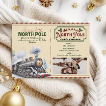 Billet de Noël Express Polaire Photo