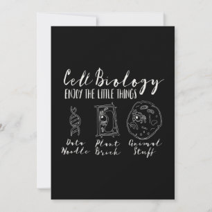 Cartes Pour Fêtes Annuelles biologie cellulaire drôle science - nerdygeeks