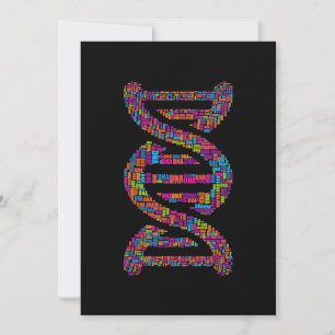 Cartes Pour Fêtes Annuelles biologie molécule d'ADN mot cloud professeur de sc