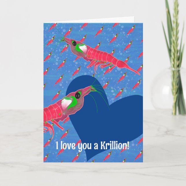 Cartes Pour Fêtes Annuelles Biologiste maritime Valentine (Devant)