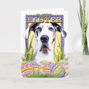 Cartes Pour Fêtes Annuelles Biscuits d'oeuf de pâques - great dane - baron