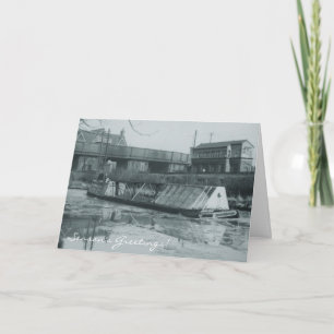 Cartes Pour Fêtes Annuelles Bison de FMC en hiver