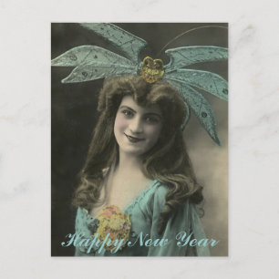 Cartes Pour Fêtes Annuelles Bizarre Casquette voeux de Nouvel An