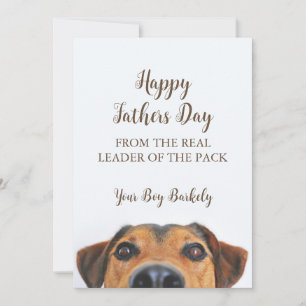 Cartes Pour Fêtes Annuelles Bizarre Fête des pères Happy Du Chien