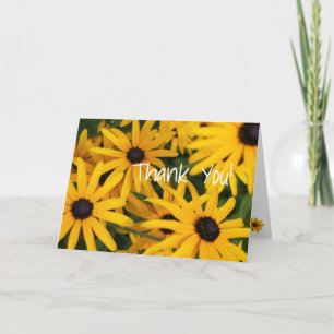 Cartes Pour Fêtes Annuelles Black Eyed Susan Merci