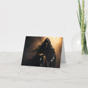 Cartes Pour Fêtes Annuelles Black Rider Halloween