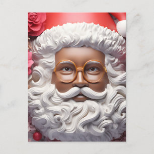 Cartes Pour Fêtes Annuelles Black Santa Claus Melanin Noël laide Sweat