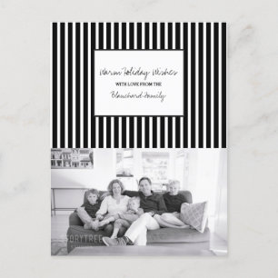 Cartes Pour Fêtes Annuelles Black Vertical Festipes Photo de vacances