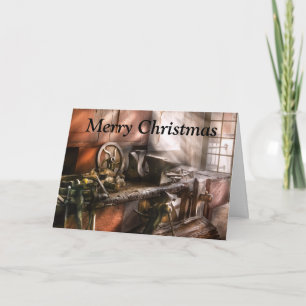 Cartes Pour Fêtes Annuelles Blacksmith - Dans l'atelier de mon grand-père - Cu