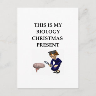 Cartes Pour Fêtes Annuelles blague de noël de biologie