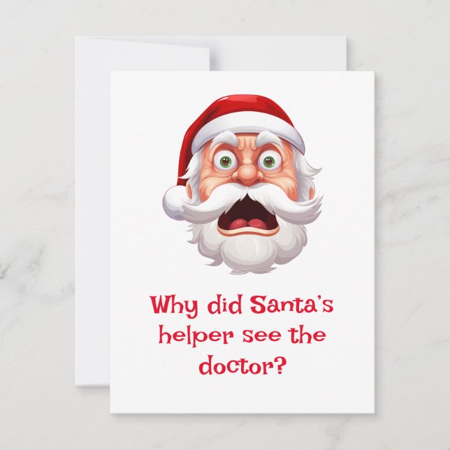 Cartes Pour Fêtes Annuelles Blagues de Noël (Devant)