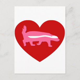 Cartes Pour Fêtes Annuelles blaireau de miel valentine