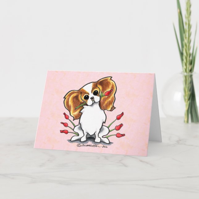 Cartes Pour Fêtes Annuelles Blenheim CKCS (Devant)