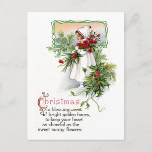 Cartes Pour Fêtes Annuelles Blessing de Christmas