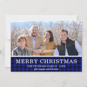 Cartes Pour Fêtes Annuelles Bleu Buffalo